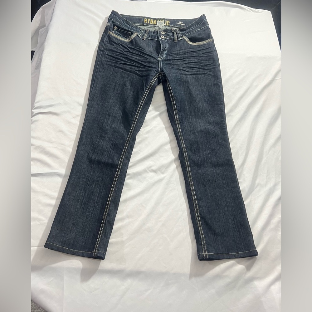 Hydraulic Women's Boot Cut Jeans - Deep Indigo